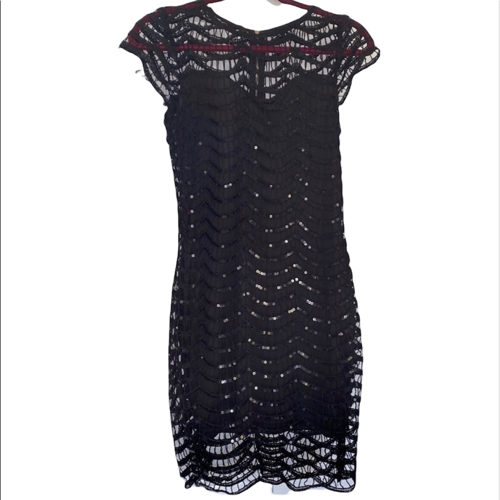 Black Sequin Dress